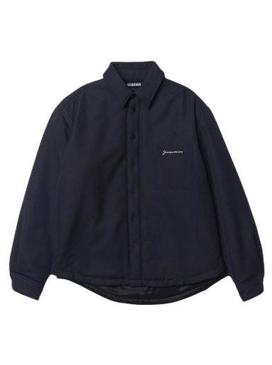 Srajce Jacquemus Chemise Boulanger Overshirt Navy Črna | 216SH104-1116-380