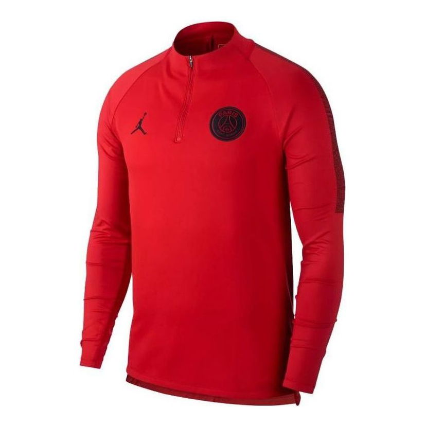 Pleteni pulover Jordan Paris Saint-germain Vaporknit Strike Drill Top Rdeča | AQ0956-657