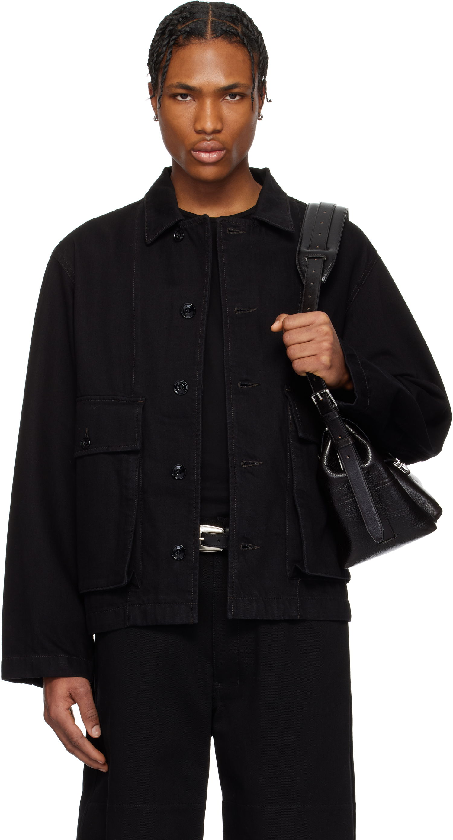 Jakna LEMAIRE Lemaire Boxy Denim Jacket Črna | OW306 LD1031, 0