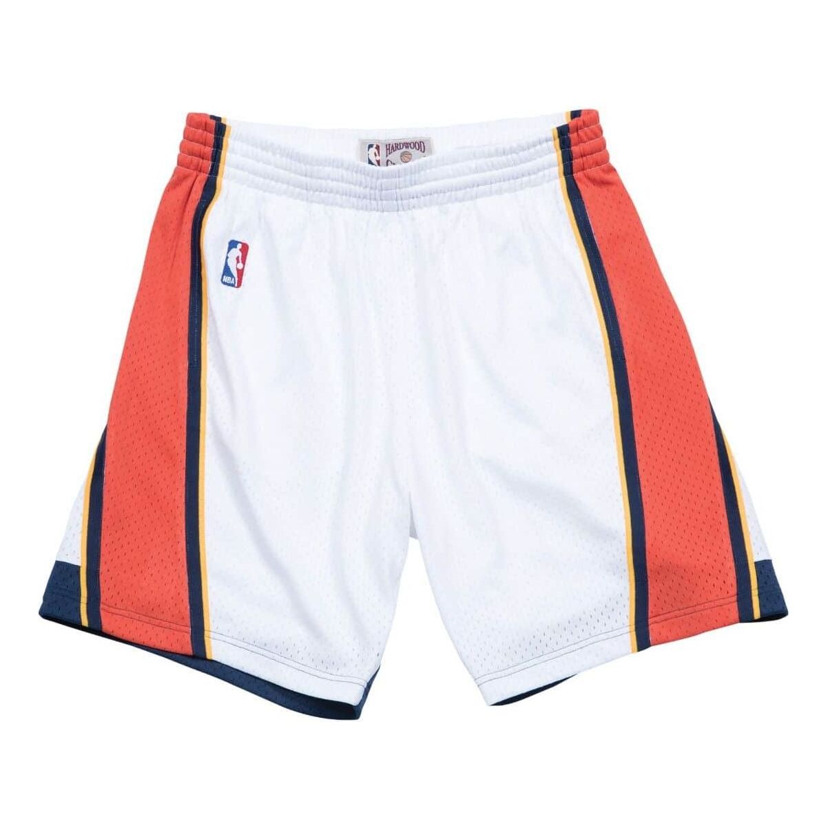 Kratke hlače Mitchell & Ness Mitchell & Ness Golden State Warriors Swingman Shorts Bela | SMSHGS18231-GSWWHIT09, 0