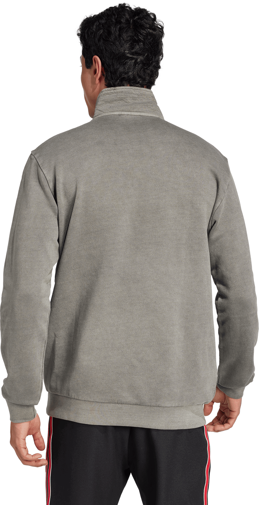 Pleteni pulover adidas Performance Manchester United Terrace Icons Half-Zip Top Siva | JF0384, 1