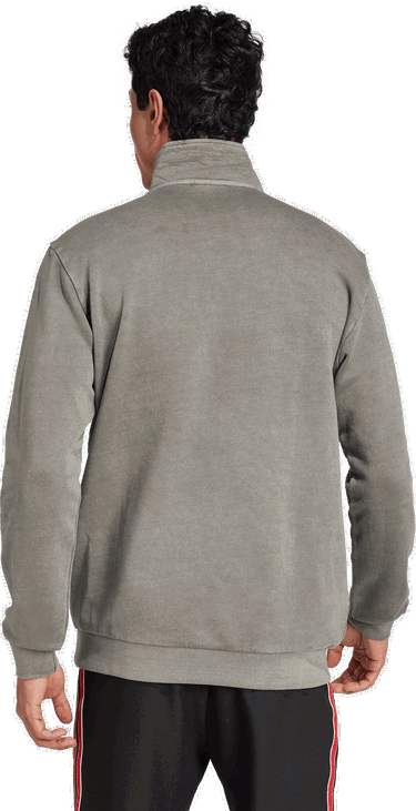 Pleteni pulover adidas Performance Manchester United Terrace Icons Half-Zip Top Siva | JF0384, 1