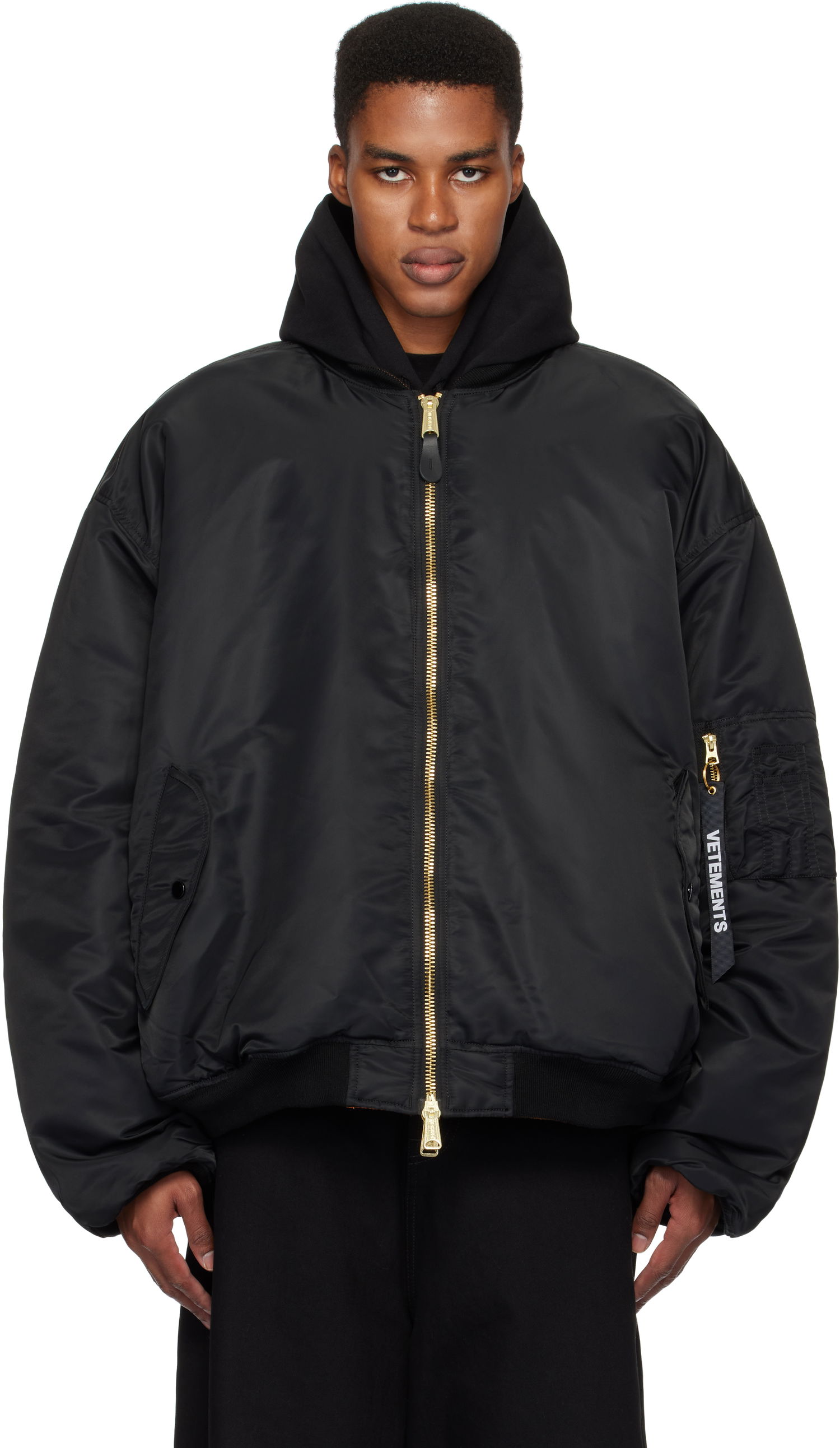Bomber jakna VETEMENTS Alpha Industries Edition Reversible Bomber Jacket Črna | UA66JA310B, 0