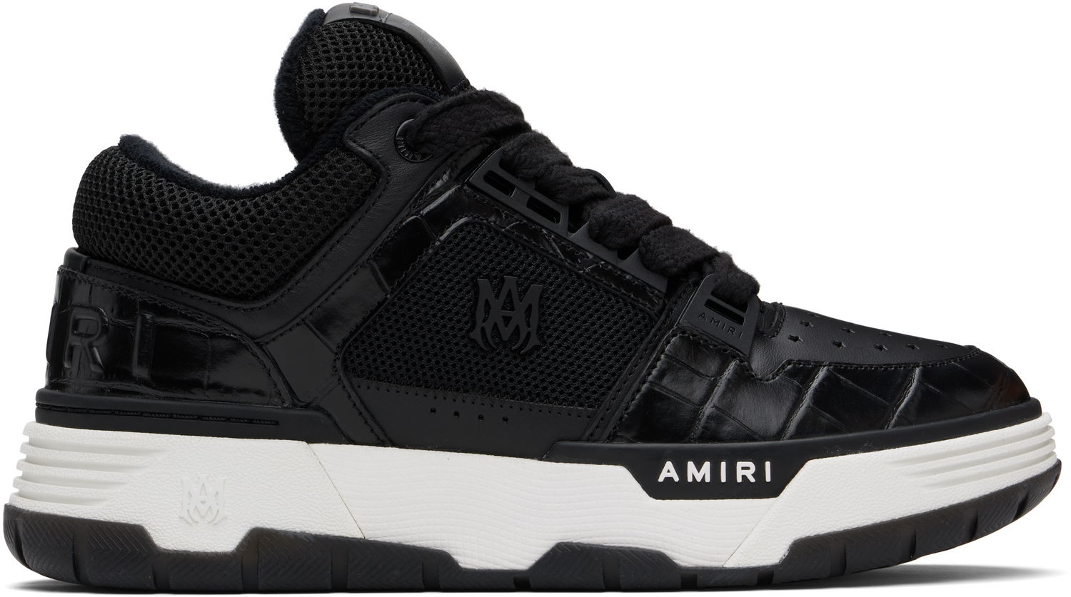 Superge in čevlji AMIRI AMIRI Croc Debossed MA-1 Črna | AMFOSR1172, 0