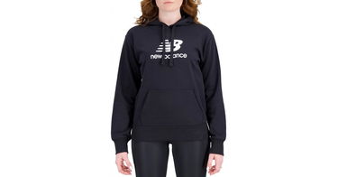 Pulover New Balance Essentials Stacked Logo Hoodie Črna | wt31533-bk, 1
