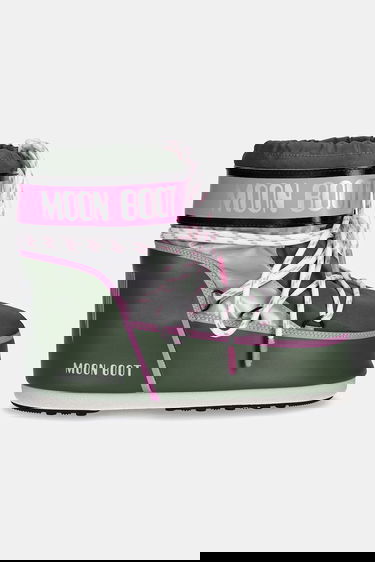 Superge in čevlji Moon Boot Icon Low Space Racing Boots Zelena | 80D1409650-GH01, 3