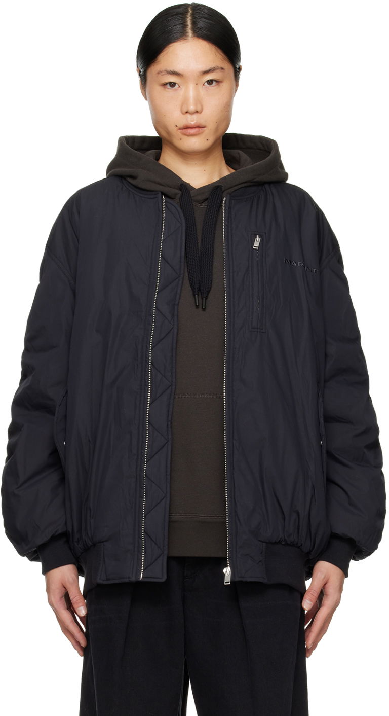 Bomber jakna ISABEL MARANT Bakya Bomber Jacket Črna | 24PVE0249HA-B1D03H, 0