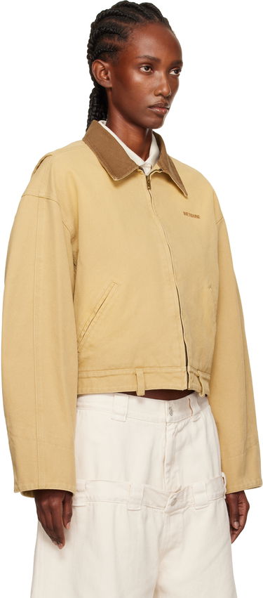 Jakna We11done We11done Washed Work Cropped Jacket Bež | WD-JK2-25-008-W-BG, 1