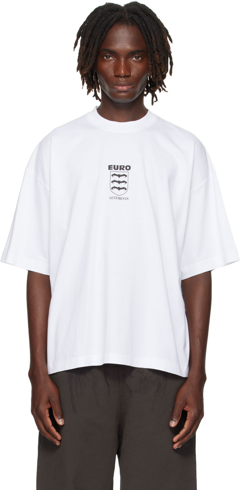Majica VETEMENTS Vetements Bats Logo Regular T-Shirt Bela | UH76TR650W