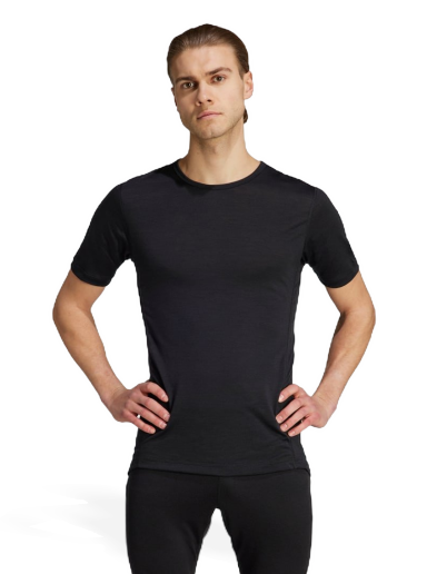 Majica adidas Originals Xperior Merino 150 Baselayer T-Shirt Črna | HZ8551