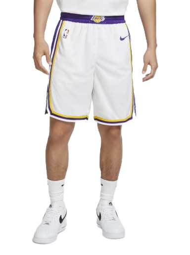 Kratke hlače Nike Los Angeles Lakers Men's NBA Swingman Shorts Bela | AJ5616-100