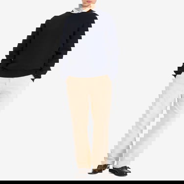 Pleteni pulover A.P.C. Men's Thomas Waffle Knit Jumper, Size Small Mornarica | WVBCZ-H23434-IAK, 4