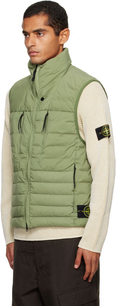 Telovnik Stone Island Stone Island Seamless Tunnel Nylon Down-TC Vest Zelena | K2S15 G100004 S0183, 3