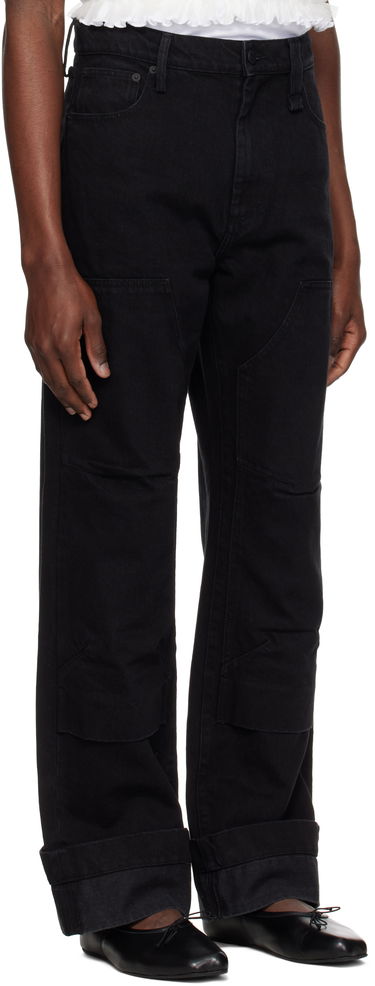 Cargo hlače Simone Rocha Simone Rocha Workwear Jeans Črna | 4136B 1239, 1
