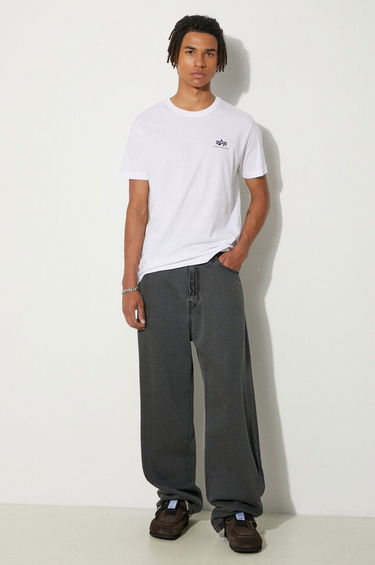 Majica Alpha Industries Backprint T-Shirt With Print Bela | 128507.09, 1