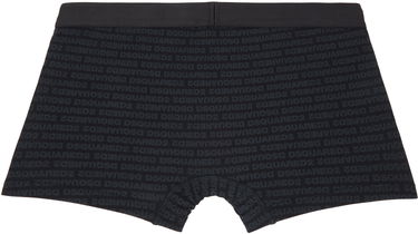 Boksarice DSQUARED2 Dsquared2 Printed-Logo Boxer Briefs Črna | D9LDC5510, 1