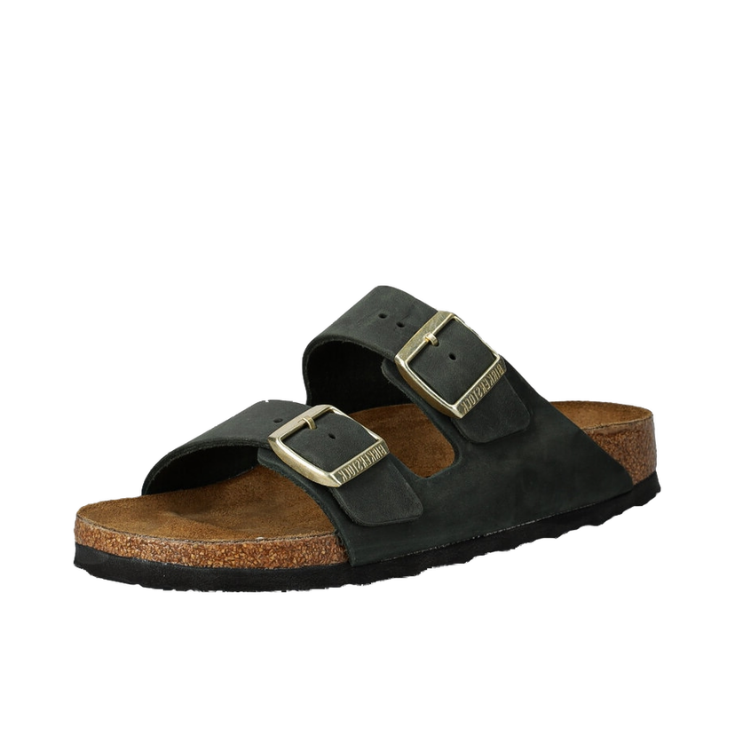 Superge in čevlji Birkenstock Birkenstock Arizona Nubuck Sandals Zelena | 1028030