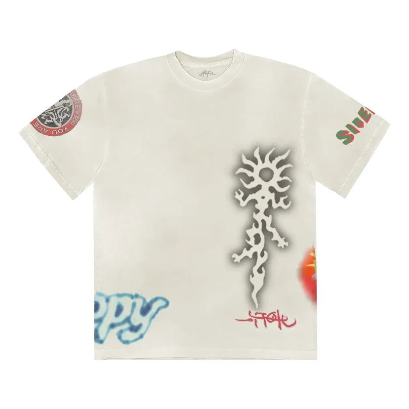 Majica Cactus Jack by Travis Scott Travis Scott Siren Graphic T-Shirt Bela | TSUT-SS09