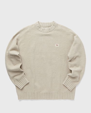 Pleteni pulover CALVIN KLEIN BOUCLE BOXY SWEATER Bež | J30J326202PD7, 0