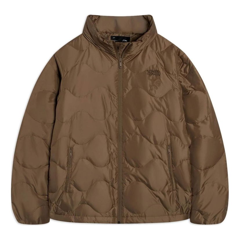Puhovka Li-Ning Water Repellent Ultra-Light Down Jacket Rjava | AYMS081-1
