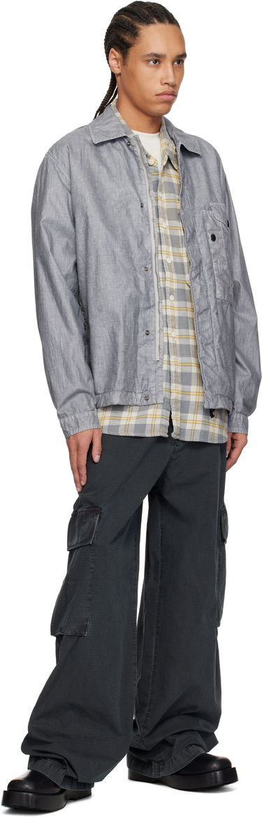 Vetrovka C.P. Company C.P. Company Lino Wax Overshirt Siva | 18CMOS203A-006284G, 3