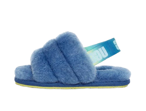 Superge in čevlji UGG Fluff Yeah Slide Mystic Blue Modra | 1120032T-MBGT