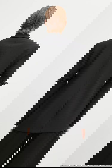 Jakna Coperni Coperni Logo Belted Blazer Črna | COPV37F3004, 2