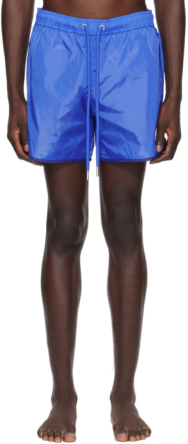 Kopalke Moncler Patch Swim Shorts Modra | J10912C0000853326, 0