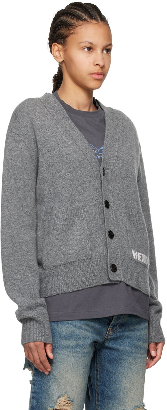 Pleteni pulover We11done We11done Patch Pocket Cardigan Siva | WD-KC3-23-621-U-CH, 1