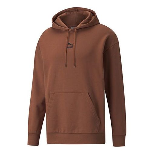Pulover Puma Puma Classics Oversized Hoodie Rjava | 533114-17