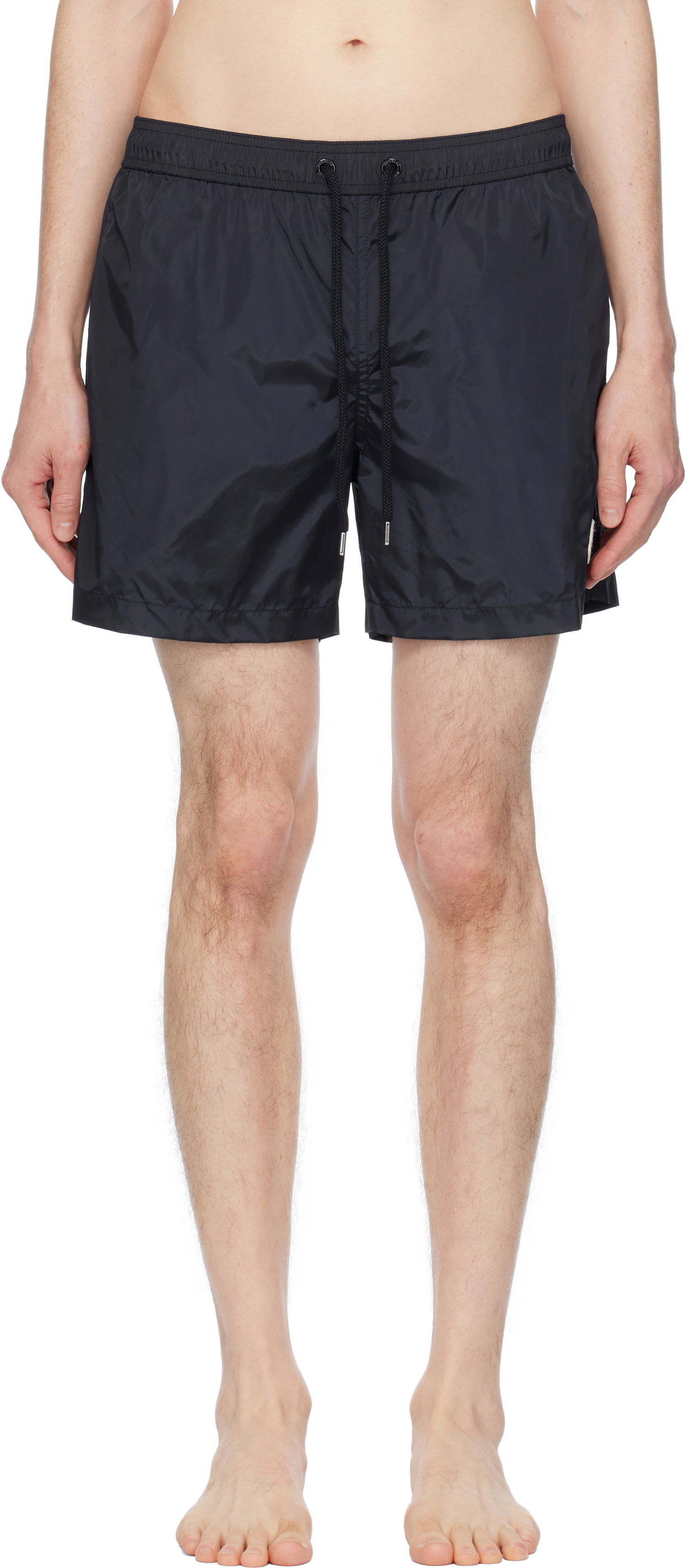 Kopalke Moncler Moncler Logo Patch Swim Shorts Črna | K10912C0000353326, 0