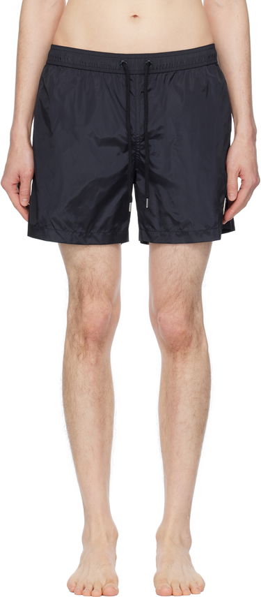 Kopalke Moncler Moncler Logo Patch Swim Shorts Črna | K10912C0000353326, 0