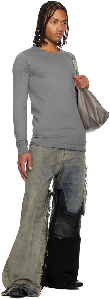 Kavbojke Rick Owens Concordians Joris Distressed Patchwork Wide-Leg Jeans Večbarvna | RR02E1308 DWG769, 3