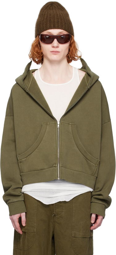 Pulover Entire Studios Hoodie Full Zip Zelena | ES2106MI, 4
