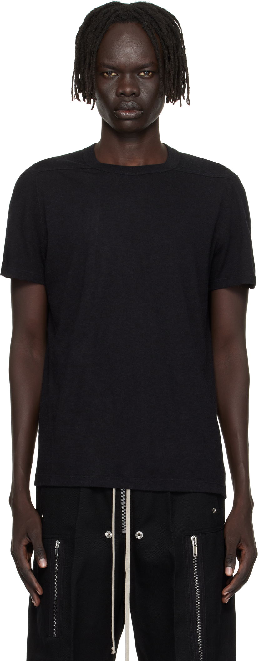 Majica Rick Owens Rick Owens Concordians Short Level T-Shirt Črna | RU02E1265 JR