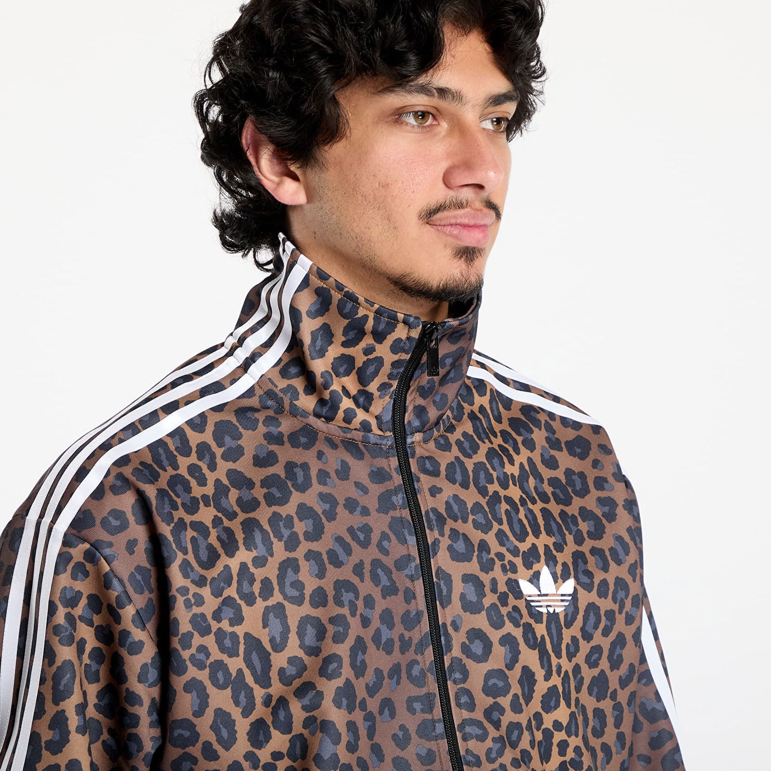 Trenirka adidas Performance Firebird Loose Leo Track Jacket Rjava | JV7578, 1