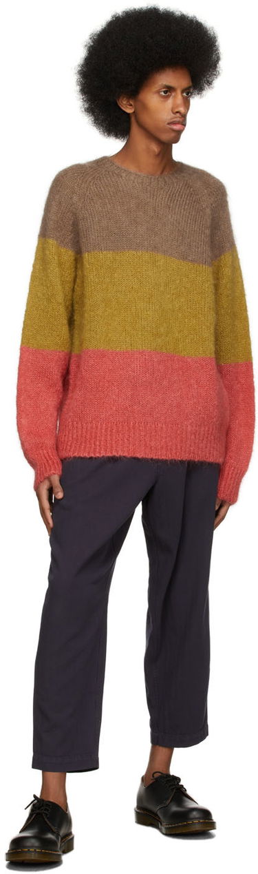 Pleteni pulover YMC YMC Mohair & Wool Boxy Sweater Večbarvna | P8RMH, 3
