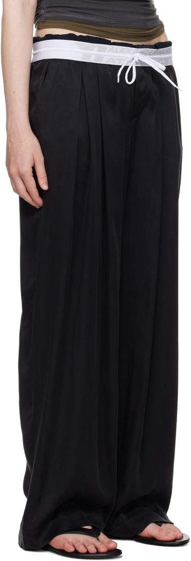Hlače Alexander Wang Alexander Wang Pre-Styled Turn-Down Waistband Trousers Bež | 1WC2254844, 4