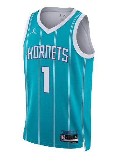 Dres Jordan Dri-FIT NBA Charlotte Hornets Icon Edition 2022/23 Swingman Jersey Turkizna | DN1998-415