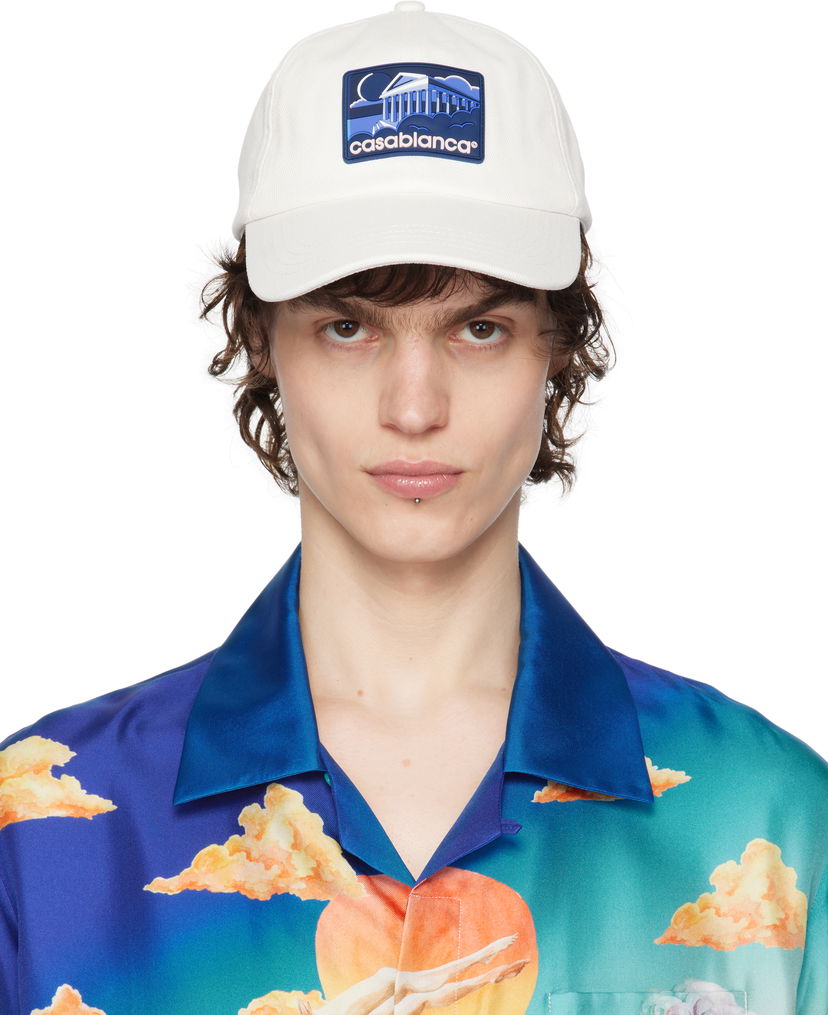 Kapa Casablanca Casablanca Greek Temple Baseball Cap Bela | APS25-HAT-002-04