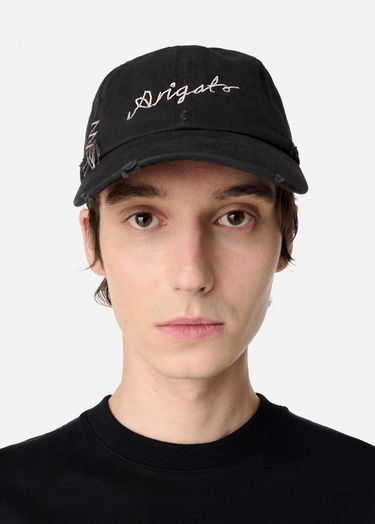 Kapa AXEL ARIGATO Distressed Baseball Cap Črna | X3077003, 3