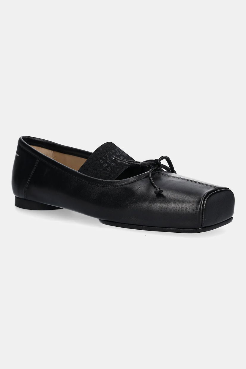 Superge in čevlji Maison Margiela MM6 Maison Margiela Leather Ballerinas Črna | S59WZ0103.P3628.T8013