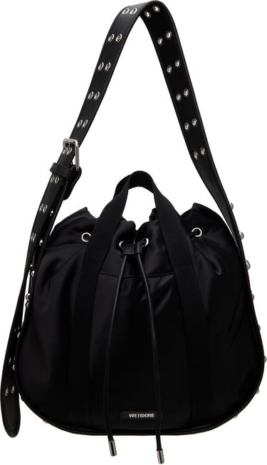 Torbica We11done We11done Belted Punk Drawstring Bag Črna | WD-AB0-25-482-U-BK, 0