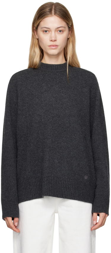 Pleteni pulover Loulou de Saison Loulou de Saison Baltra Crewneck Sweater Siva | BALTRA, 0