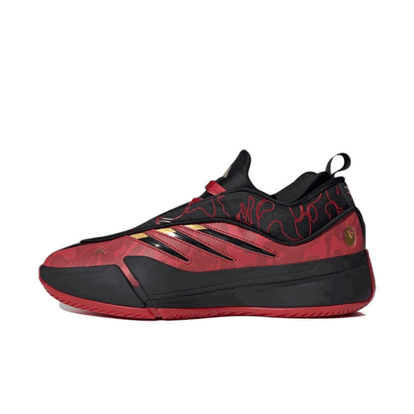 Superge in čevlji adidas Originals BAPE x Dame 9 "Better Scarlet" Rdeča | IH0786