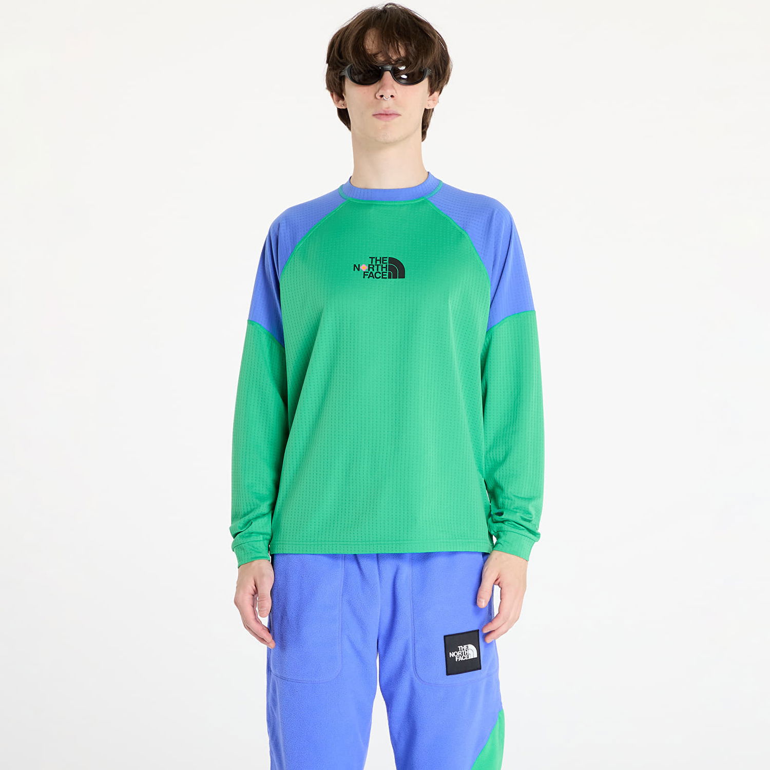Majica The North Face Yinka Ilori x Long Sleeve Tech Tee Optic Emerald Zelena | NF0A89GMPO81, 0