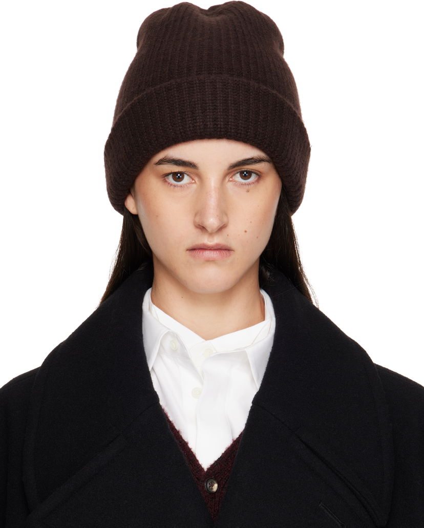Beanie Maison Margiela Maison Margiela Cashmere Beanie Rjava | S50TB0014 M13145