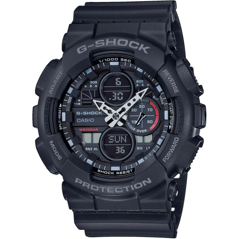 Ure CASIO G-Shock GA-140-1A1ER Črna | GA-140-1A1ER, 0