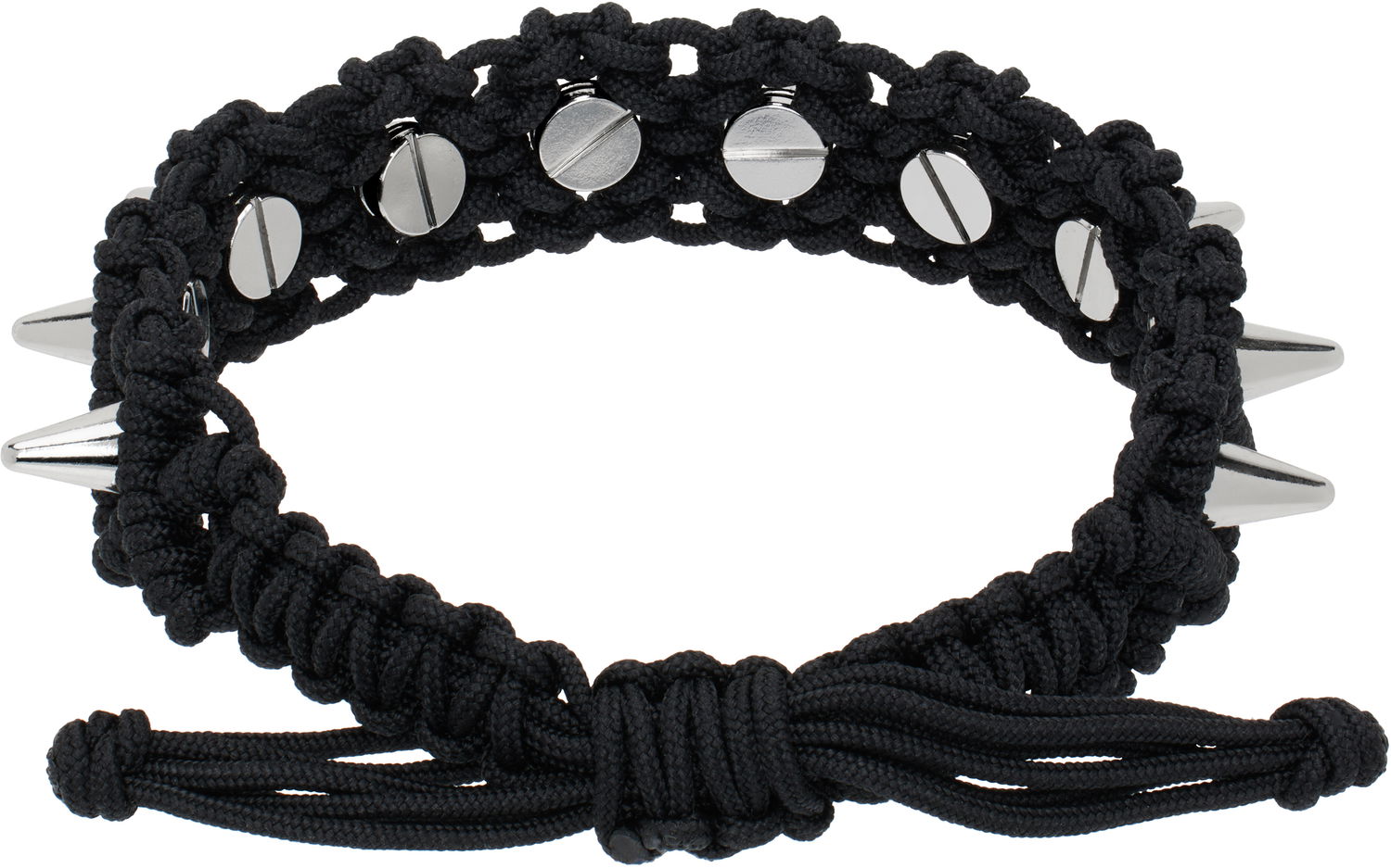 Zapestnica We11done We11done Handmade Studded Bracelet Črna | WD-AJ0-25-599-U-BK, 1