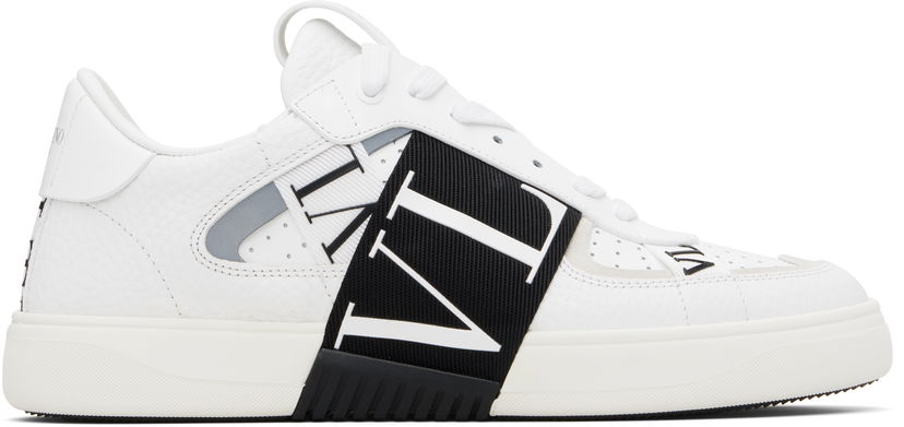 Superge in čevlji Valentino Valentino Garavani VL7N Low-Top Calfskin Bela | 7Y2S0C58WRQ